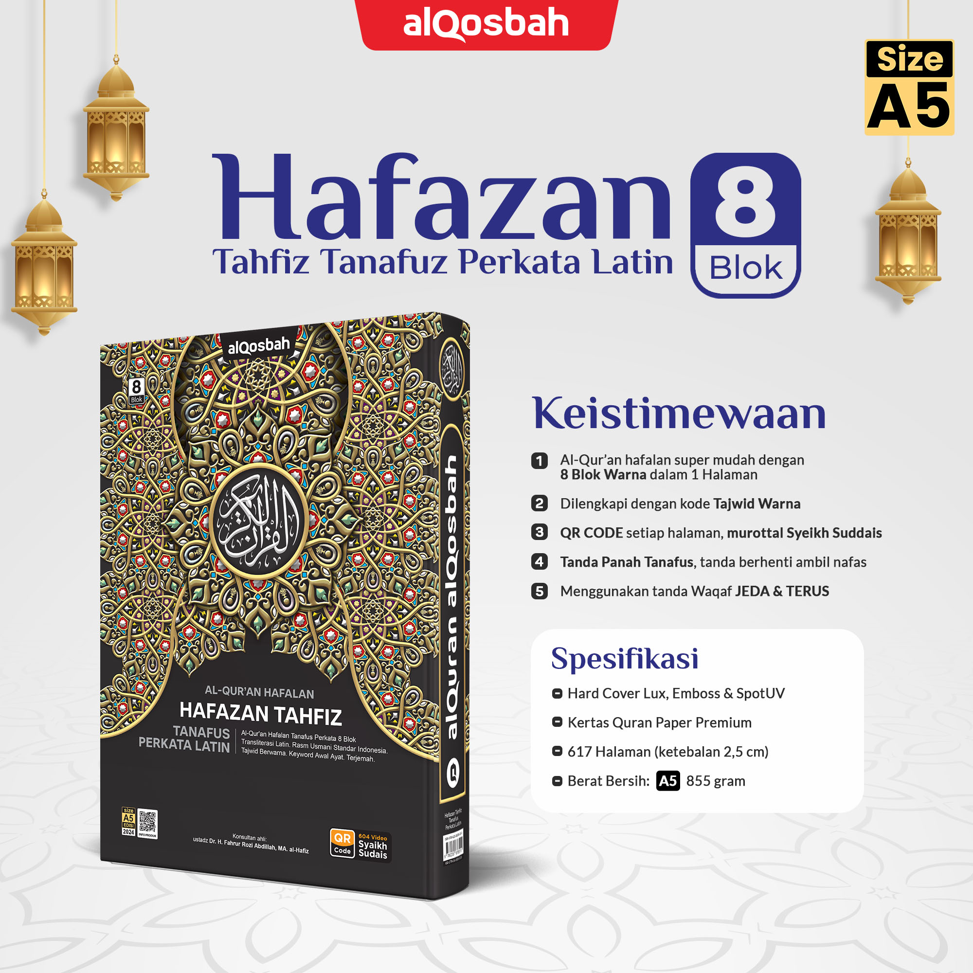 Al Quran Hafazan (Dewasa) - Tahfiz Tanafus Perkata Latin